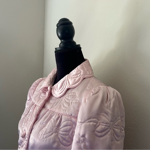 Vintage 50s Coquette Bow Puffer I. Magnin Coat - Picture 5 of 13